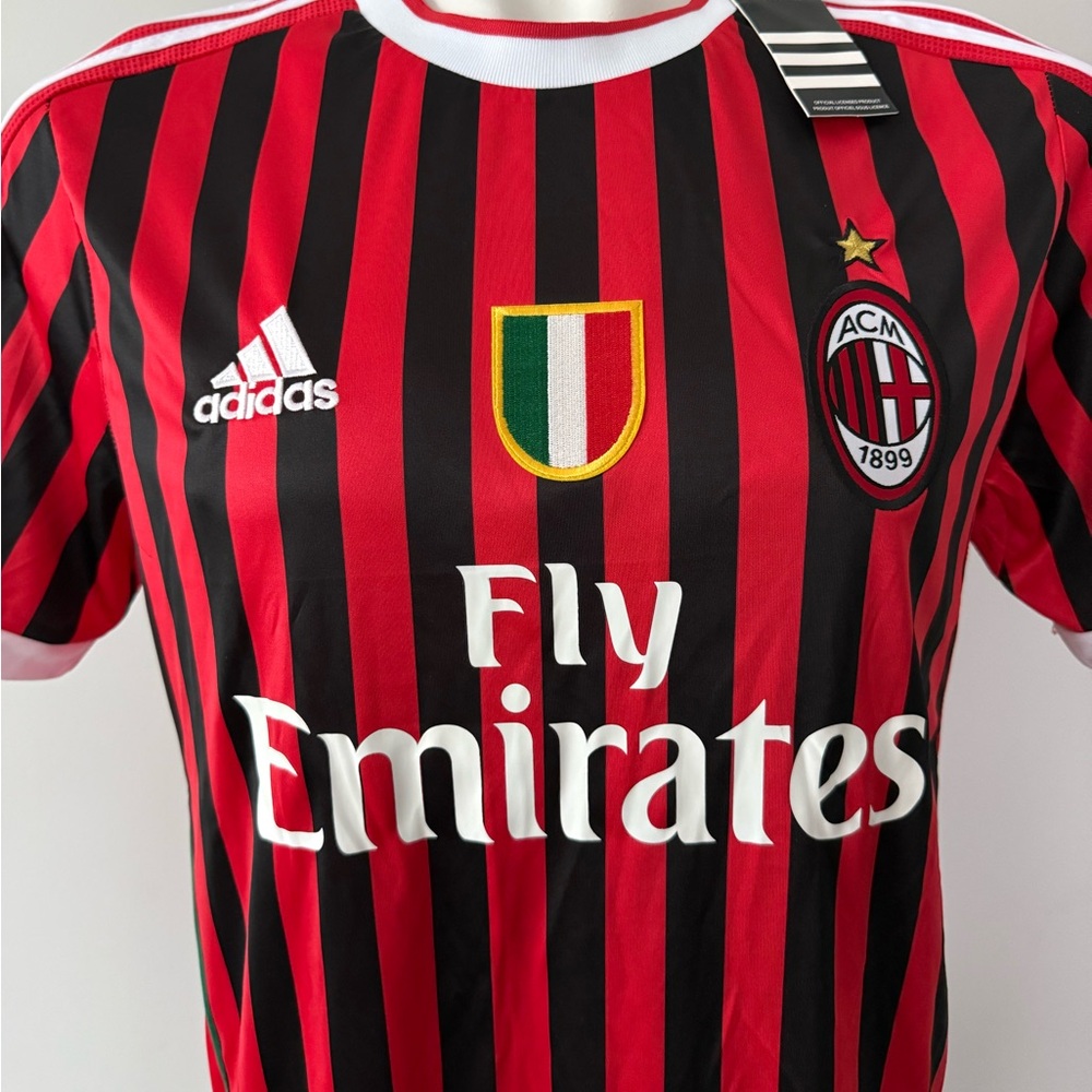 Zlatan Ibrahimovic AC Milan Champions League New Men Retro Adidas Soccer Jersey - Picture 4 of 11